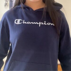 Champion Navy Hoodie